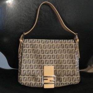 Authentic Fendi Baguette Mama Zuccino